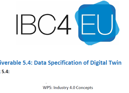 D5.4 Data Specification of Digital Twin