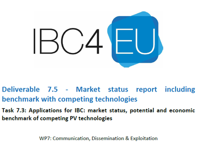 D7.5 Market status report including benchmark with competing technologies