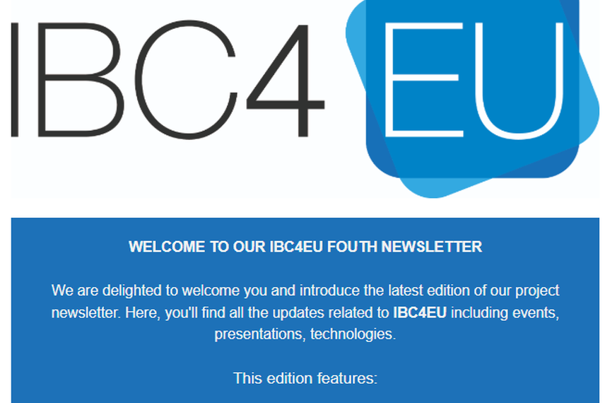 IBC4EU fourth Newsletter