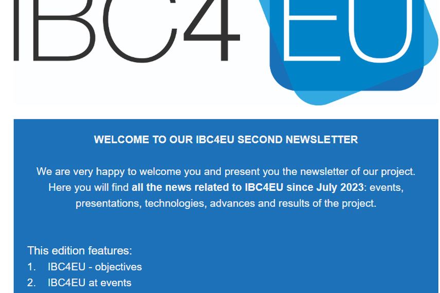 IBC4EU second Newsletter